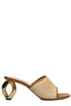 JW ANDERSON JW ANDERSON SCULPTED HEEL WOVEN DESIGNED SANDALS