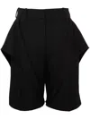Jw Anderson Wool Wide-leg Shorts