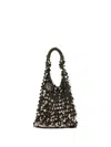 Jw Anderson W Anderson Womens Sequin Woven Hobo Bag Gunmetal In Grey