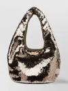 Jw Anderson Sequin Embellished Shoulder Bags With Two Handles