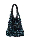Jw Anderson Crochet Handle Sequin Embellished Tote Bag