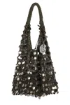 Jw Anderson Gunmetal Sequin Hobo Shoulder Bag In Gunmetal