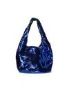Jw Anderson J. W. Anderson Mini Sequin Shopper In Blue
