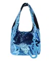 Jw Anderson W Anderson Womens Sequin-embellished Mini Plastic-blend Bag Aqua In Lightblue