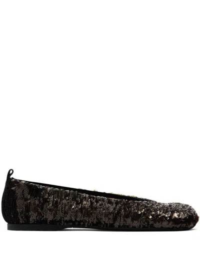 JW ANDERSON SEQUINNED BALLERINA FLATS