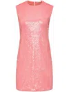 Jw Anderson Women Embellished Cotton Mini Dress In Pink