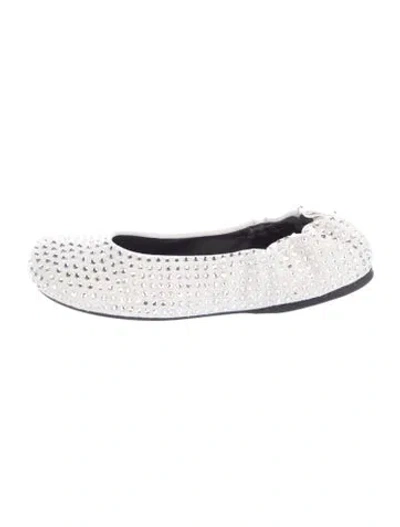 Pre-owned Jw Anderson Sequins Patterned Ballet Flats In Grey
