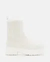 JW ANDERSON JW ANDERSON SHEARLING PLATFORM ANKLE BOOTS