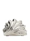 Jw Anderson Silver Shell Clutch