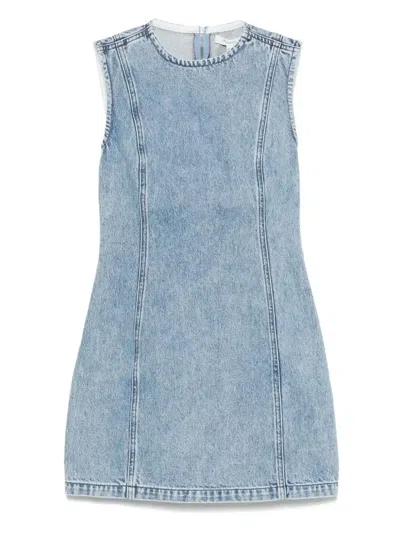 Jw Anderson Shift Mini Dress In Blue