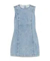 Jw Anderson Shift Mini Dress In Light Blue