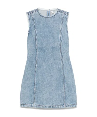 Jw Anderson Shift Mini Dress In Blue