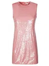 Jw Anderson Mini Abito In Cotone Decorato  Donna In Pink