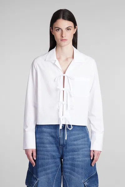 Jw Anderson J.w. Anderson Shirt In White Cotton