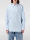 Jw Anderson Men's Oxford Shirt In Blau
