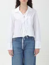JW ANDERSON SHIRT JW ANDERSON WOMAN COLOR WHITE,F48599001