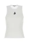 Jw Anderson J. W.anderson Anchor Embroidery Vest In White