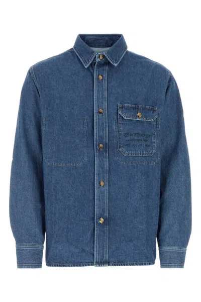 Jw Anderson Rembrandt Denim Overshirt In Blue