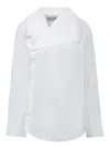 Jw Anderson J.w.anderson Women Asymmetric Shirt In White
