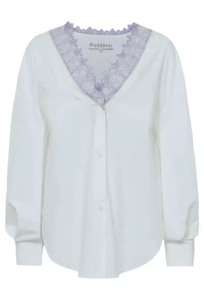 JW ANDERSON JW ANDERSON SHIRTS WHITE