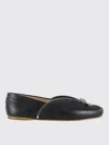 Jw Anderson Biker Ballerina Ballet Flats In Black Leather