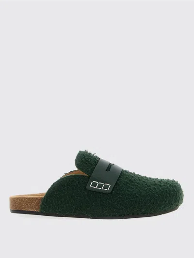 JW ANDERSON FLAT SHOES JW ANDERSON WOMAN COLOR GREEN,H28929012