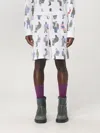 Jw Anderson Waffle-texture Shorts In White