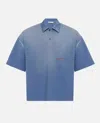 Jw Anderson Oversized Logo Embroidered Polo Shirt