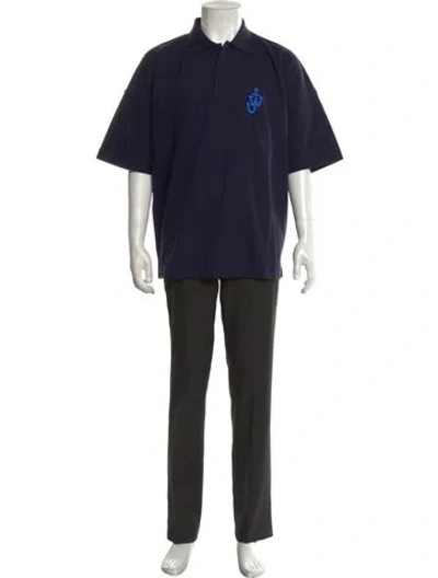 Pre-owned Jw Anderson Short Sleeve Shirt In Blue