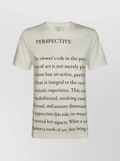 Jw Anderson W Anderson Womens Ivory Text-print Cotton-jersey T-shirt In White