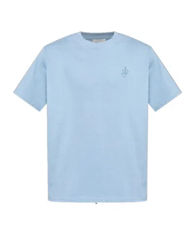 Jw Anderson Short-sleeved T-shirt In Blue