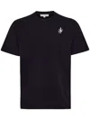 Jw Anderson Men Short Sleeves T-shirt With Logo In Black