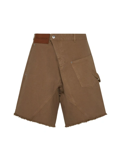 Jw Anderson Shorts In Brown
