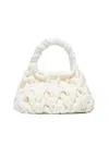 Jw Anderson J. W. Anderson Cable Knit Bag In Beige