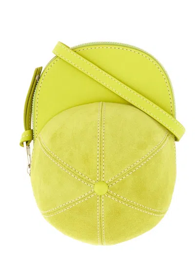 Jw Anderson Shoulder Bag Cap In Yellow