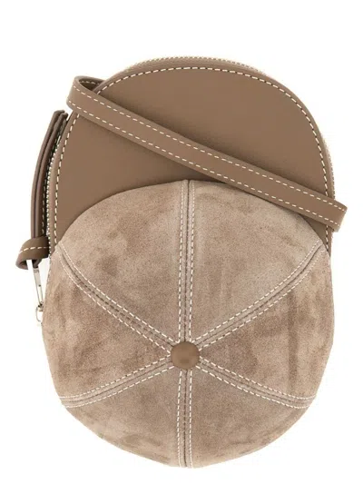 Jw Anderson Shoulder Bag Cap In Dove