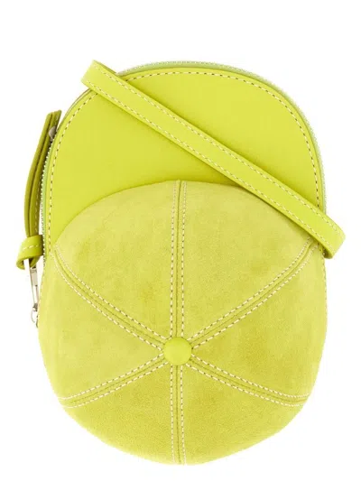 Jw Anderson Shoulder Bag Cap In Yellow