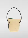 Jw Anderson Anchor Chenille Mini Top Handle Bag In Beige