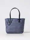 Jw Anderson Small Puffy Anchor Shopper Bag - J.w. Anderson - Polyester - Blue In Blue
