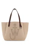 Jw Anderson Beige Fabric Belt Shopping Bag