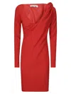 Jw Anderson Dresses In Bright Red