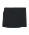 Jw Anderson Side-panel Mid-rise Miniskirt In Black