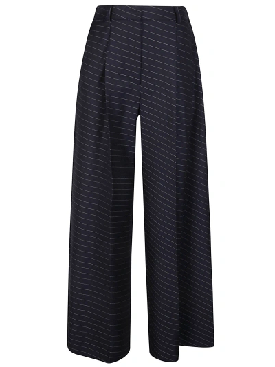 Jw Anderson Side Panel Pant In Navy
