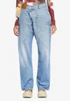 Jw Anderson J. W. Anderson Twisted Workwear' Jeans In Light Blue
