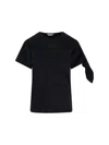 Jw Anderson 'single Knot' T-shirt In Black