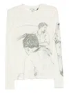Jw Anderson Sketch-print Long-sleeve T-shirt In Neutral