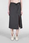 Jw Anderson Strap Detail Slit Skirt