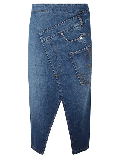 Jw Anderson Twisted Midi Skirt