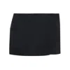 Jw Anderson Side-panel Mid-rise Miniskirt In Black