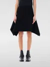 Jw Anderson J. W. Anderson Squared Hem Skirt In Black